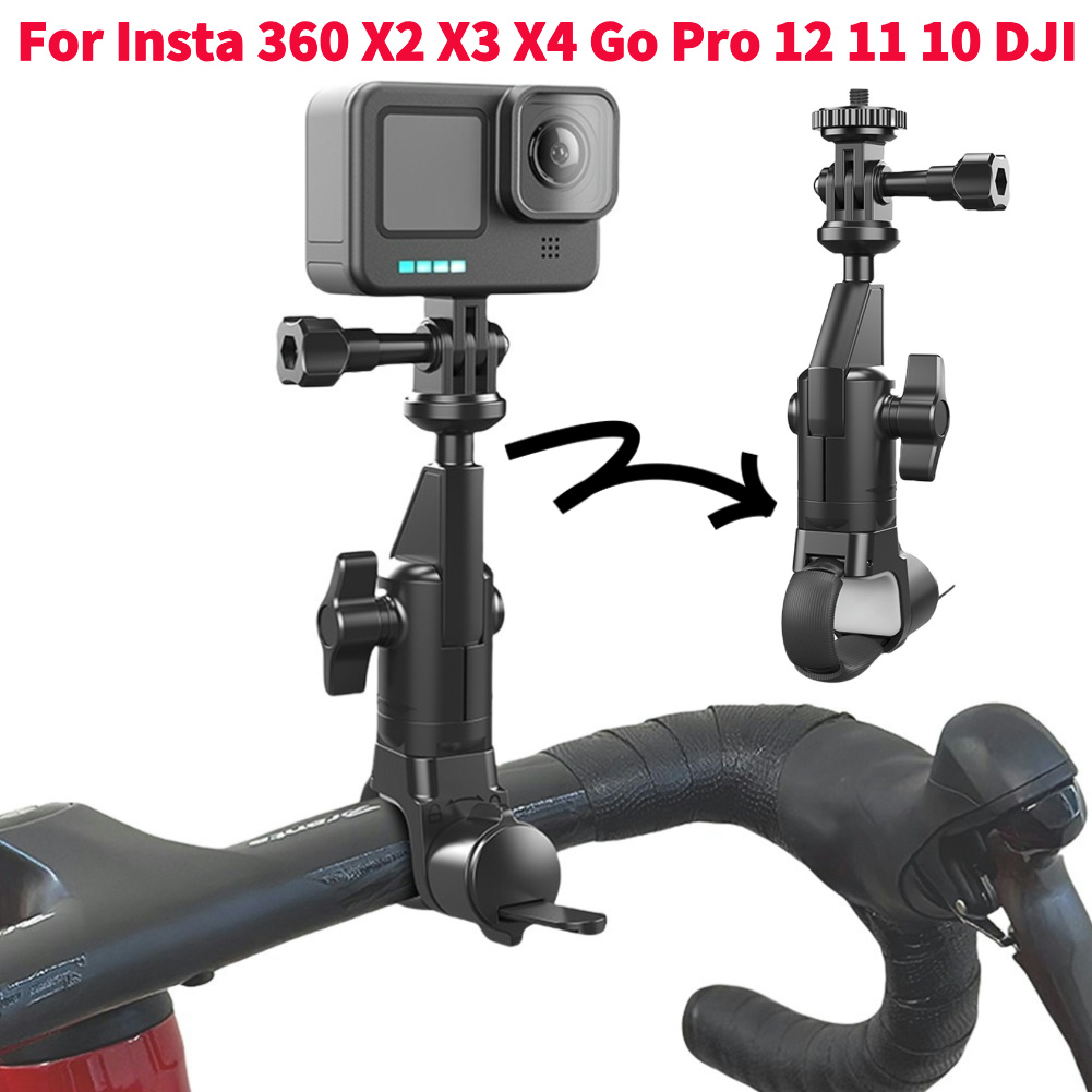 Insta360 Camera X3 - حامل قضيب دراجة نارية ودراجة ،