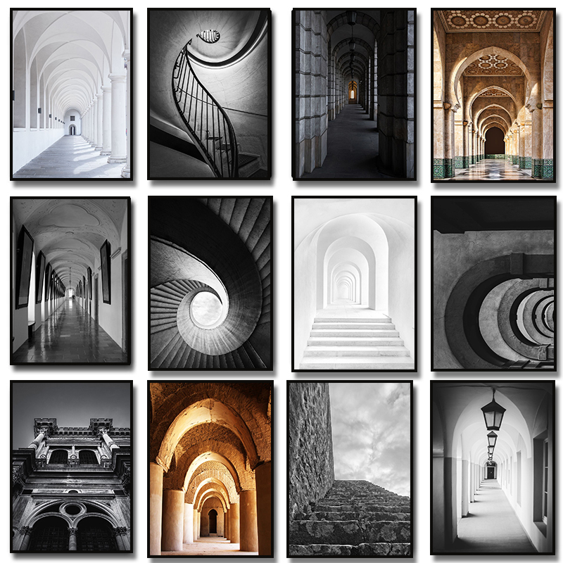 Photography Design - لوحات فنية حديثة بتصميم معماري تجريدي