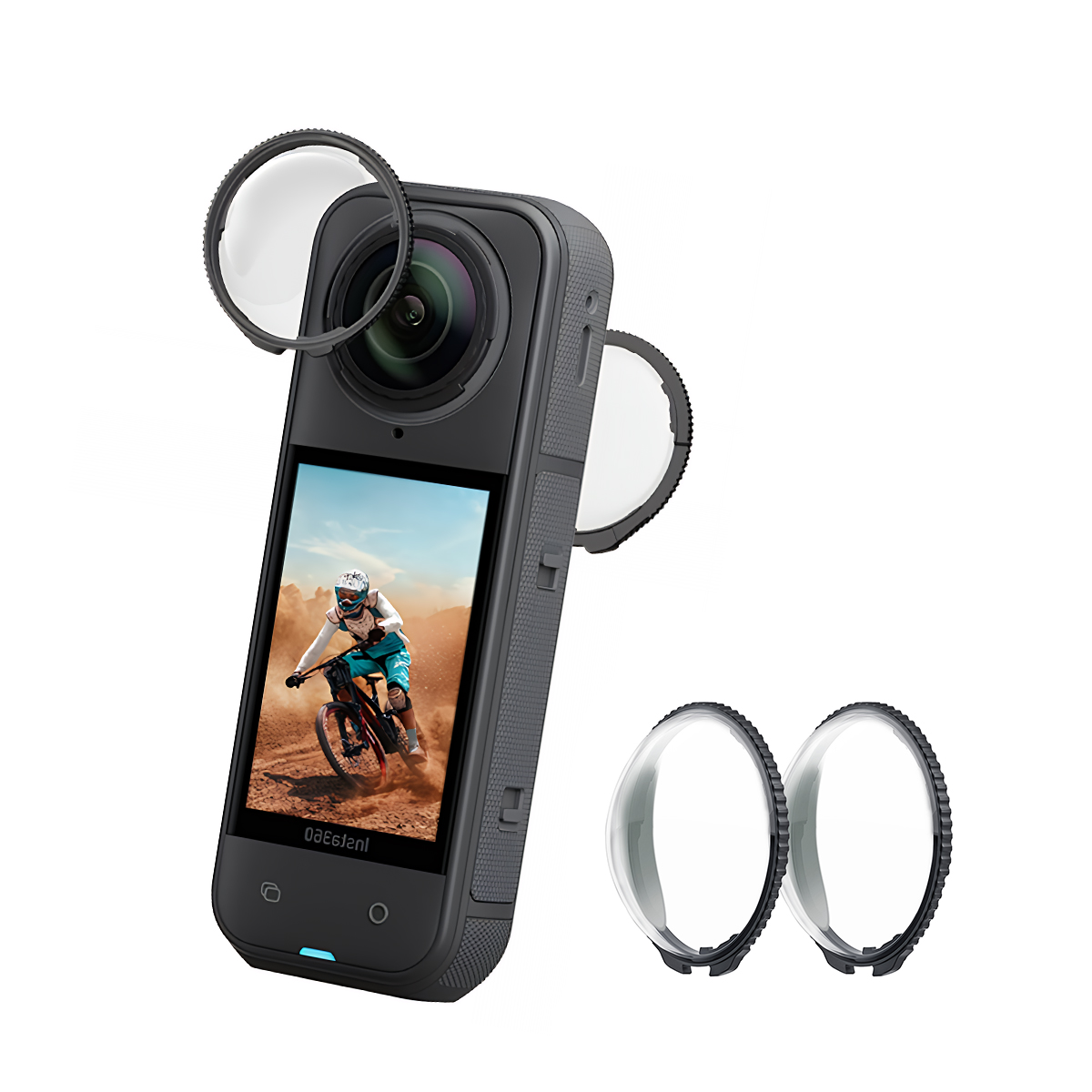 فلتر الأشعة فوق البنفسجية بعدس - مراجعة Insta360 Camera X3 وسعره