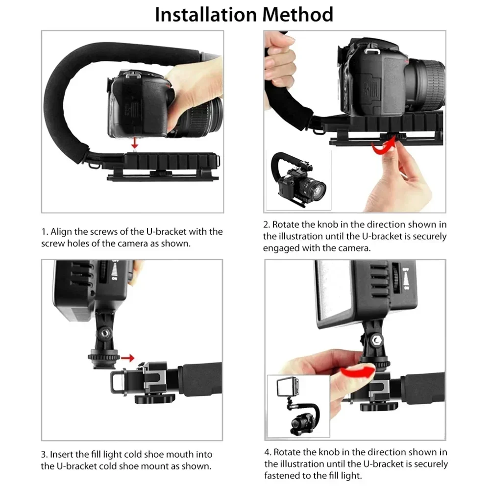 مثبت كاميرا عالمي على شكل حرف  - مراجعة Handheld Stabilizer Gimbal وسعره