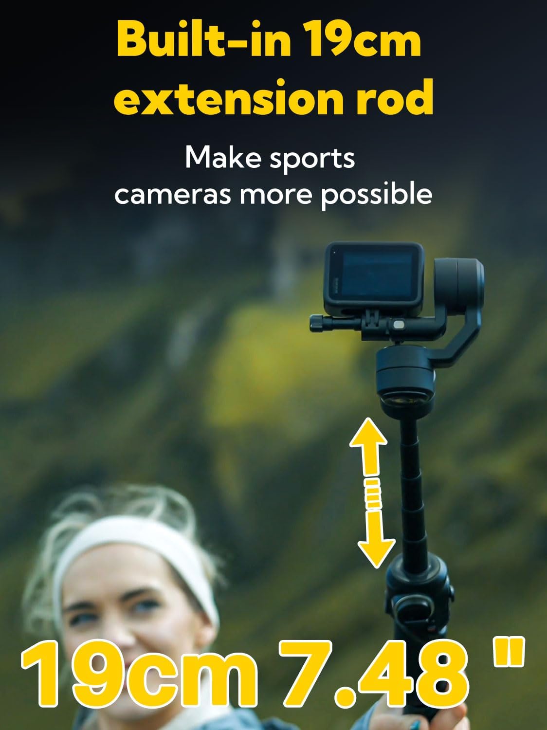 مثبت محمول ثلاثي المحاور لكامي - مراجعة Handheld Stabilizer Gimbal وسعره
