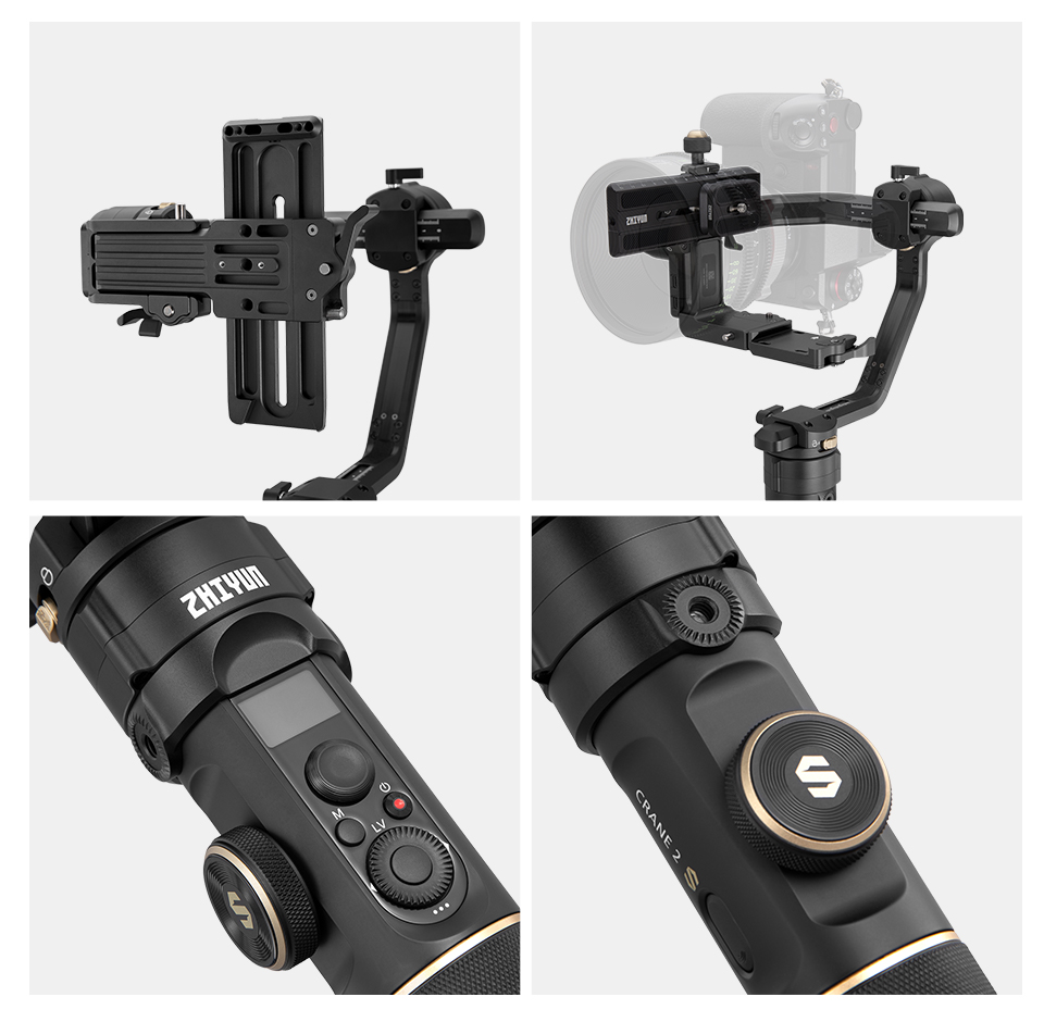 Zhiyun Crane 2S 3-Axis مثبت أف - مراجعة Handheld Stabilizer Gimbal وسعره