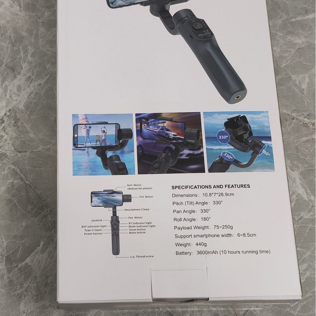 F10 PRO مثبت جيمبال ثلاثي المح - مراجعة Handheld Stabilizer Gimbal وسعره