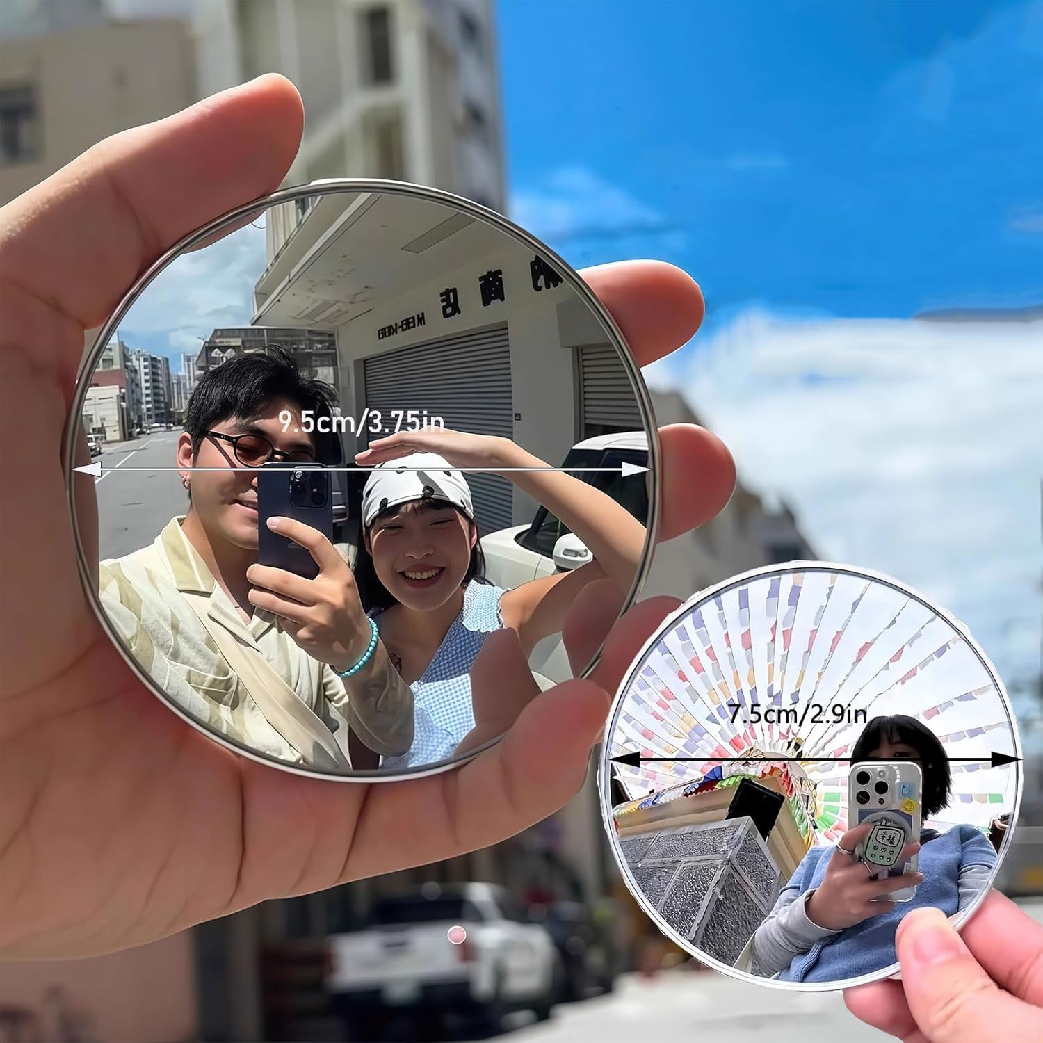 مرآة محدبة مستديرة للسفر وتصوي - مراجعة Photography Product وسعره