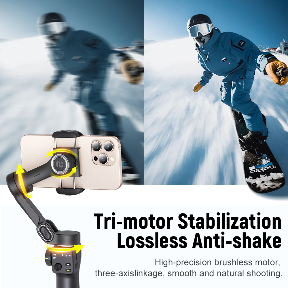 AOCHUAN يده المضادة للاهتزاز م - مراجعة Handheld Stabilizer Gimbal وسعره