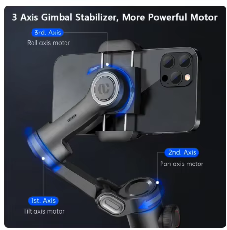 AOCHUAN سمارت XE عصا سيلفي قاب - مراجعة Handheld Stabilizer Gimbal وسعره